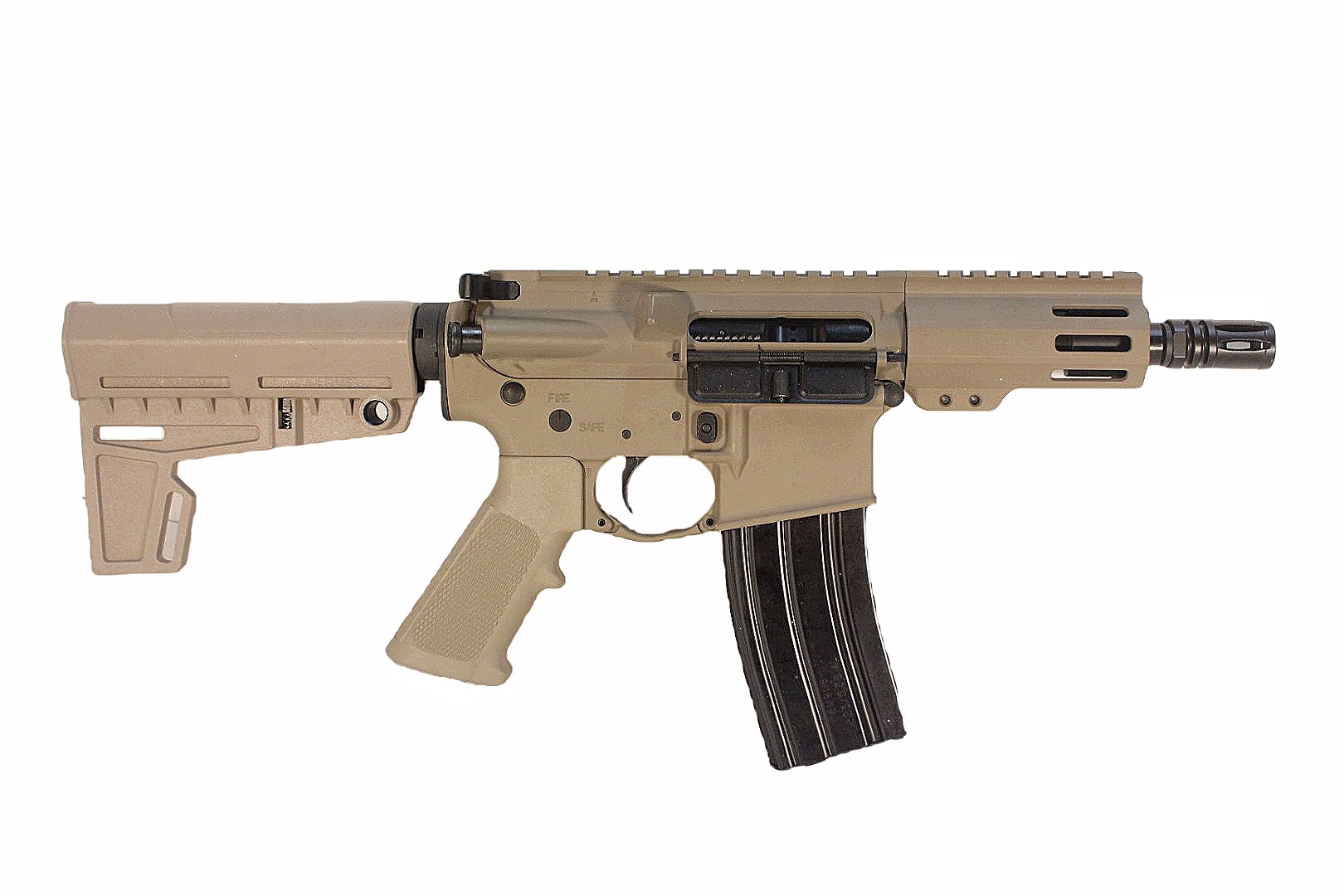 5 inch 5.56 NATO AR Pistol | FDE | Suppressor Ready