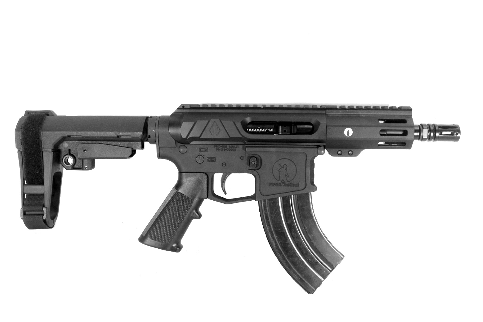 5 inch 7.62x39 Side Charging AR Pistol | Pro2a Tactical