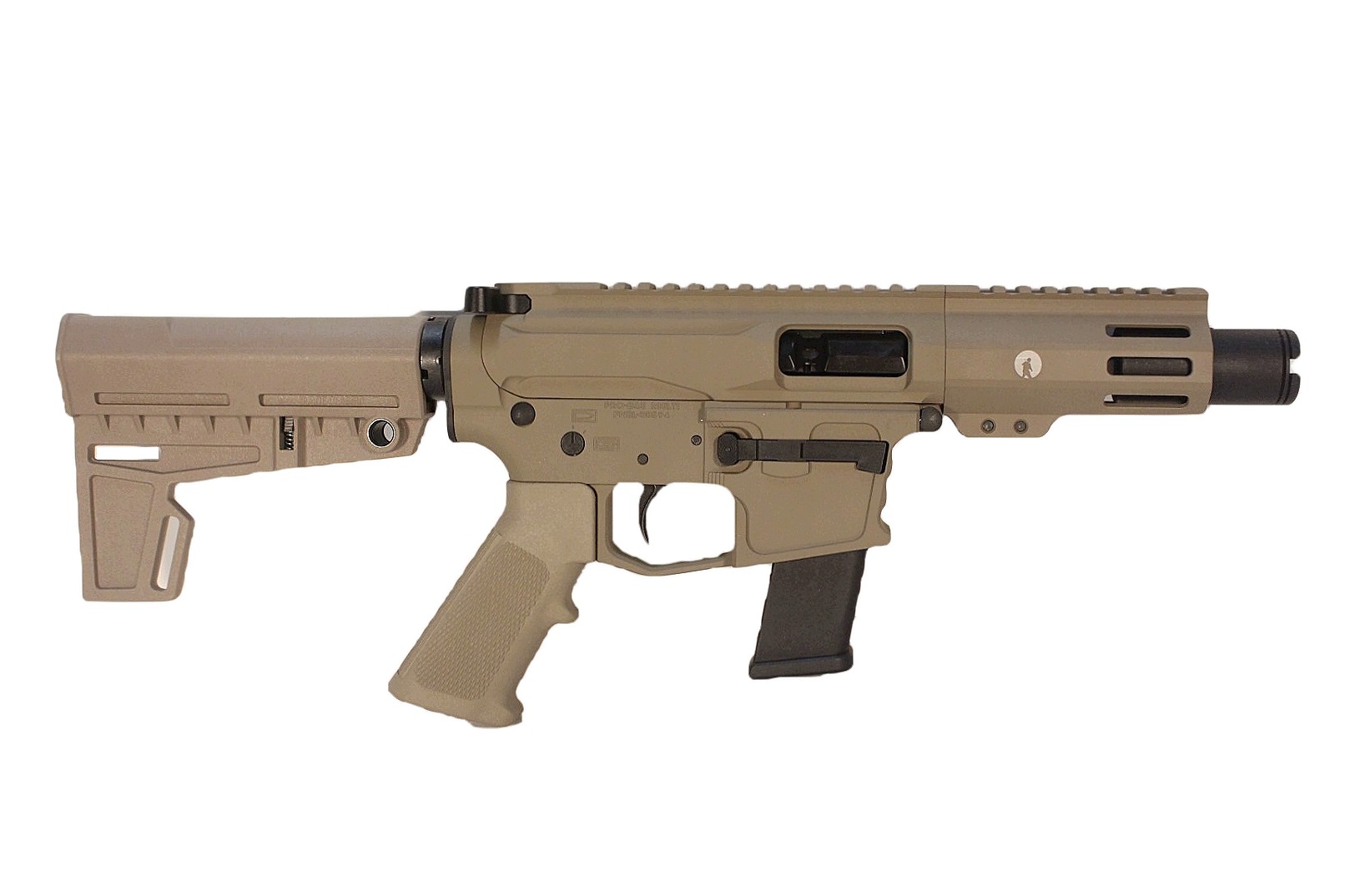 3 inch 9mm AR-15 Pistol | FDE | GREAT PCC