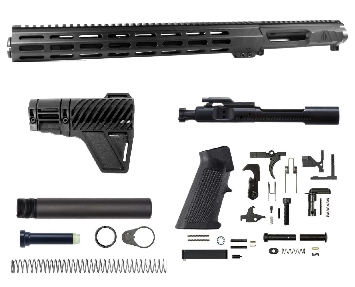 12.5 inch 5.56 NATO Left Hand Side Charging Upper Kit | Pro2A Tactical