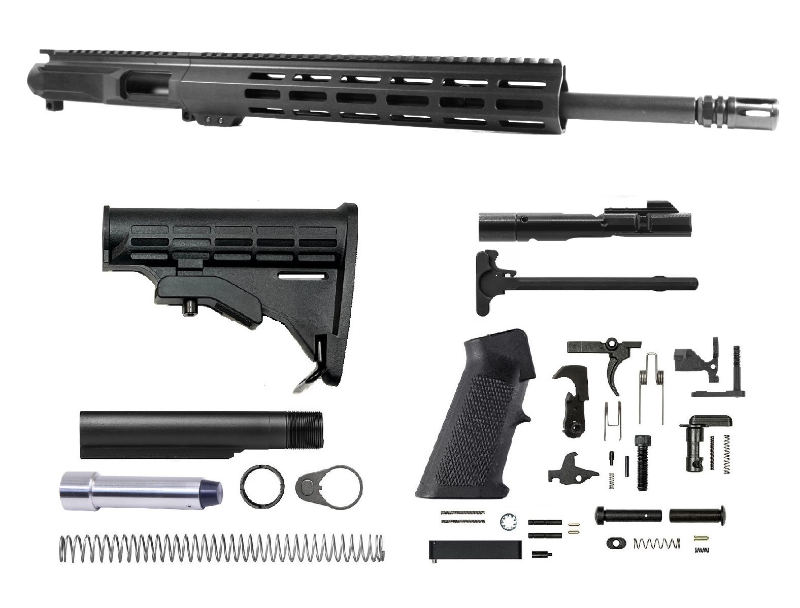 16" 40 S&W PCC AR Upper Kit | Made in the USA