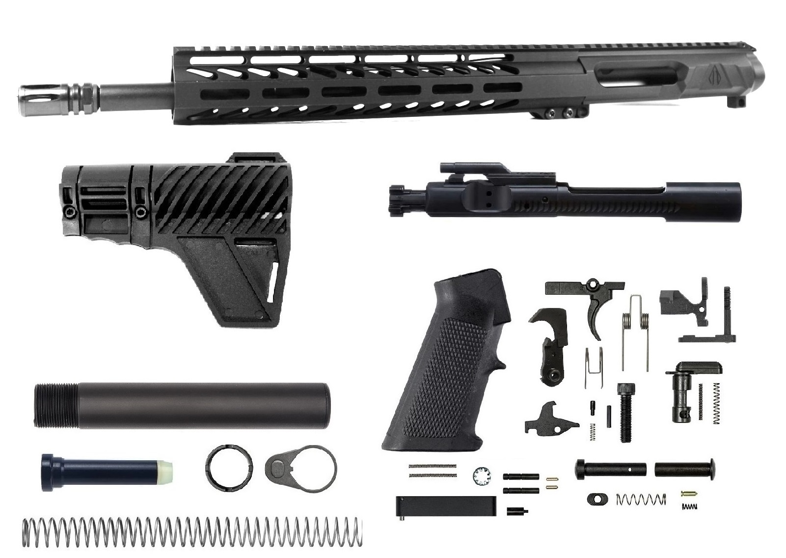 14.5 inch 5.56 NATO Left Hand SC Upper Kit | Pro2A Tactical