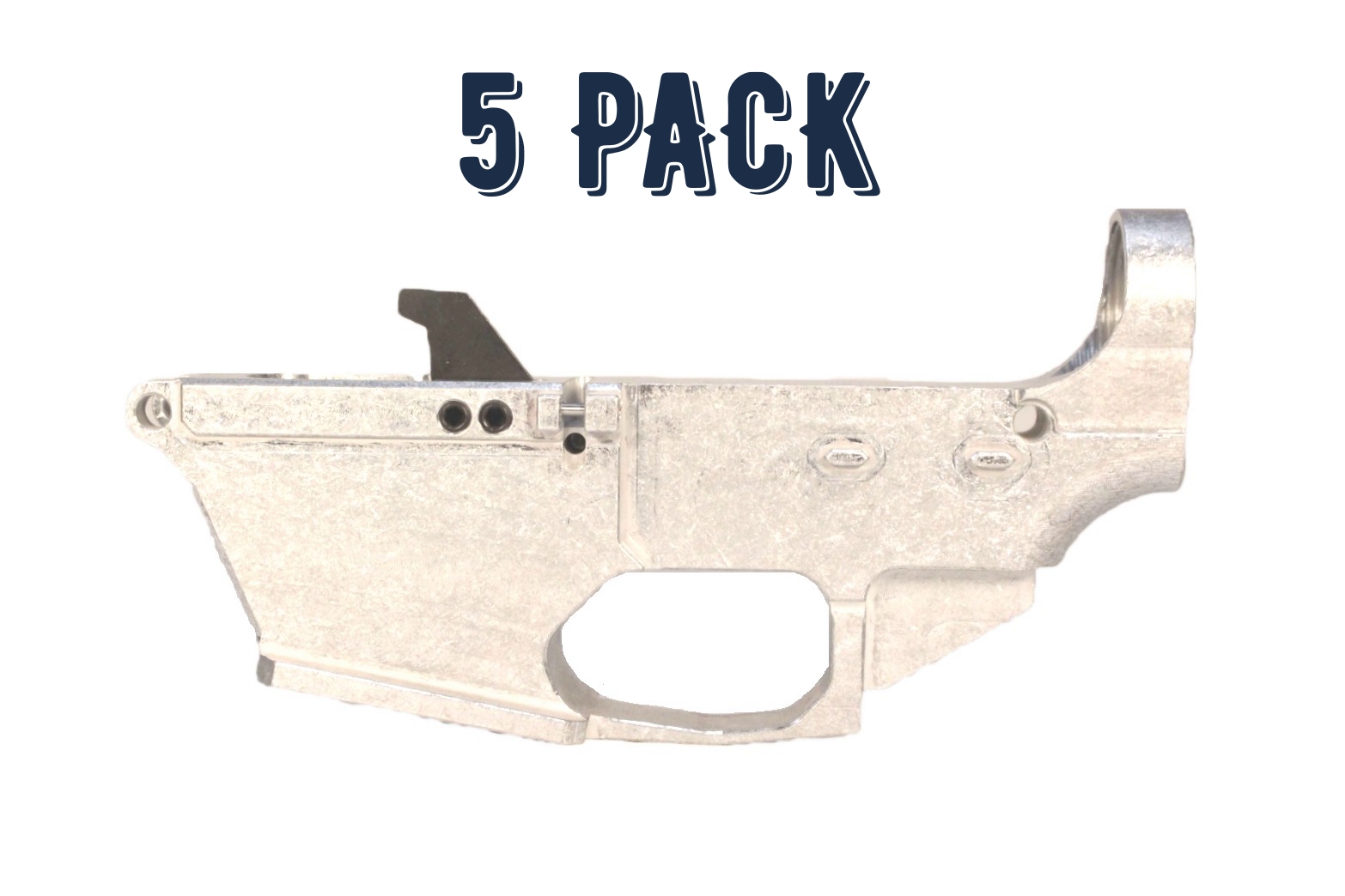 9mm 80% Lower - RAW - 5 PACK