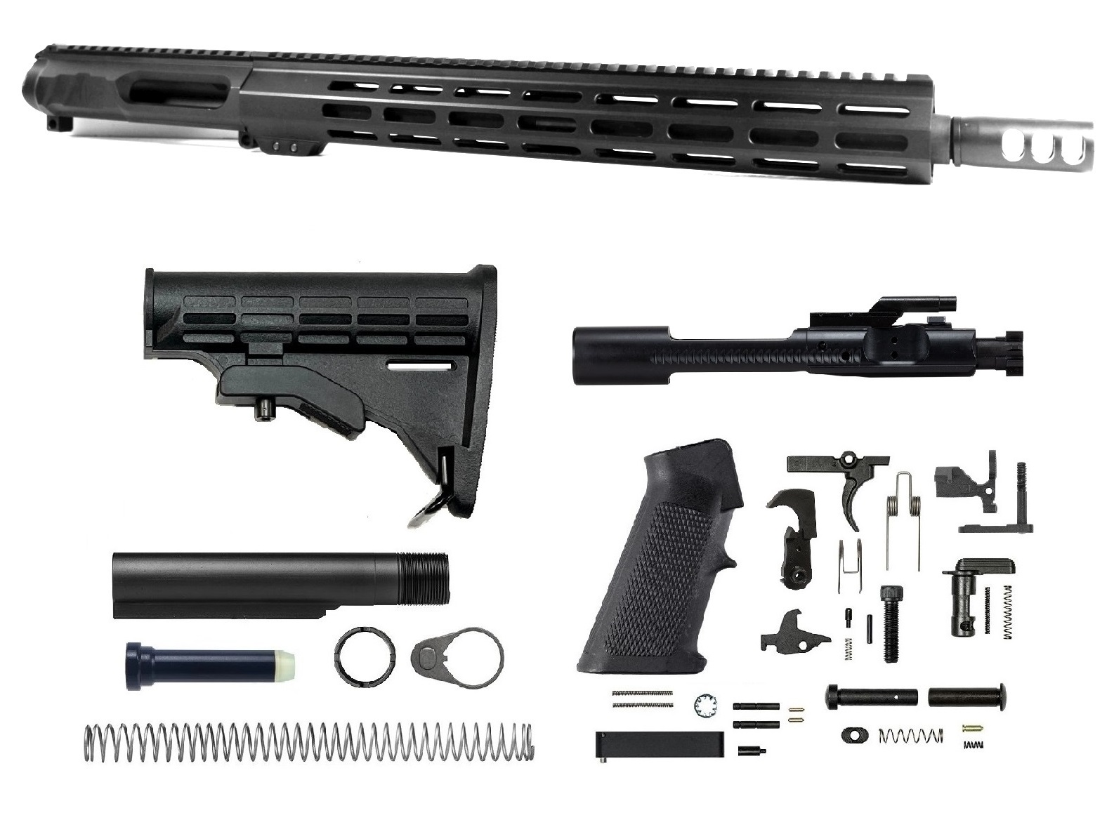 16 inch 12.7x42 (50 Beowulf) Upper Kit | NR Side Charging