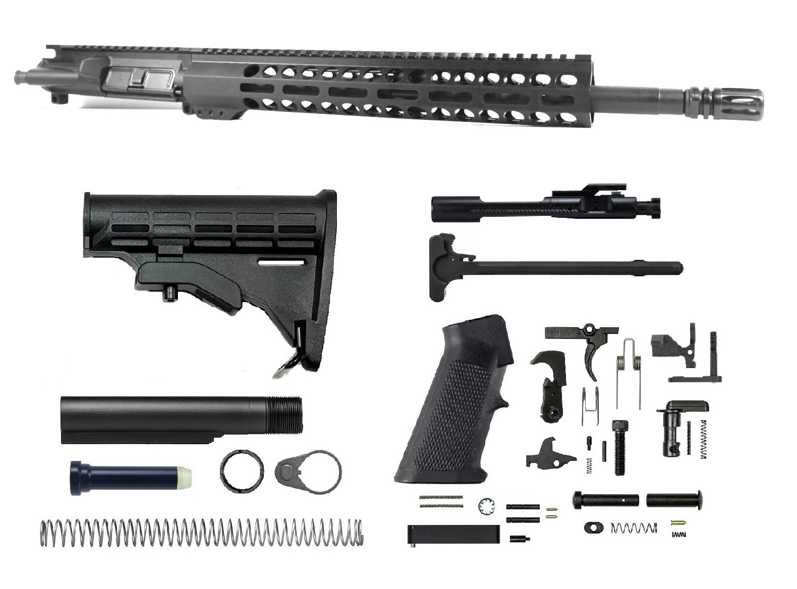 16 inch 7.62x39 AR-15 Upper Kit | 100% USA Made