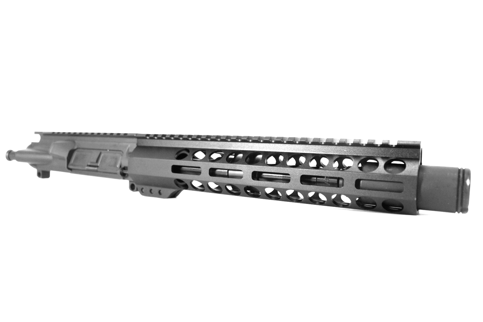8 inch AR-15 5.56 NATO Pistol Length M-LOK Melonite Upper with Flash Can