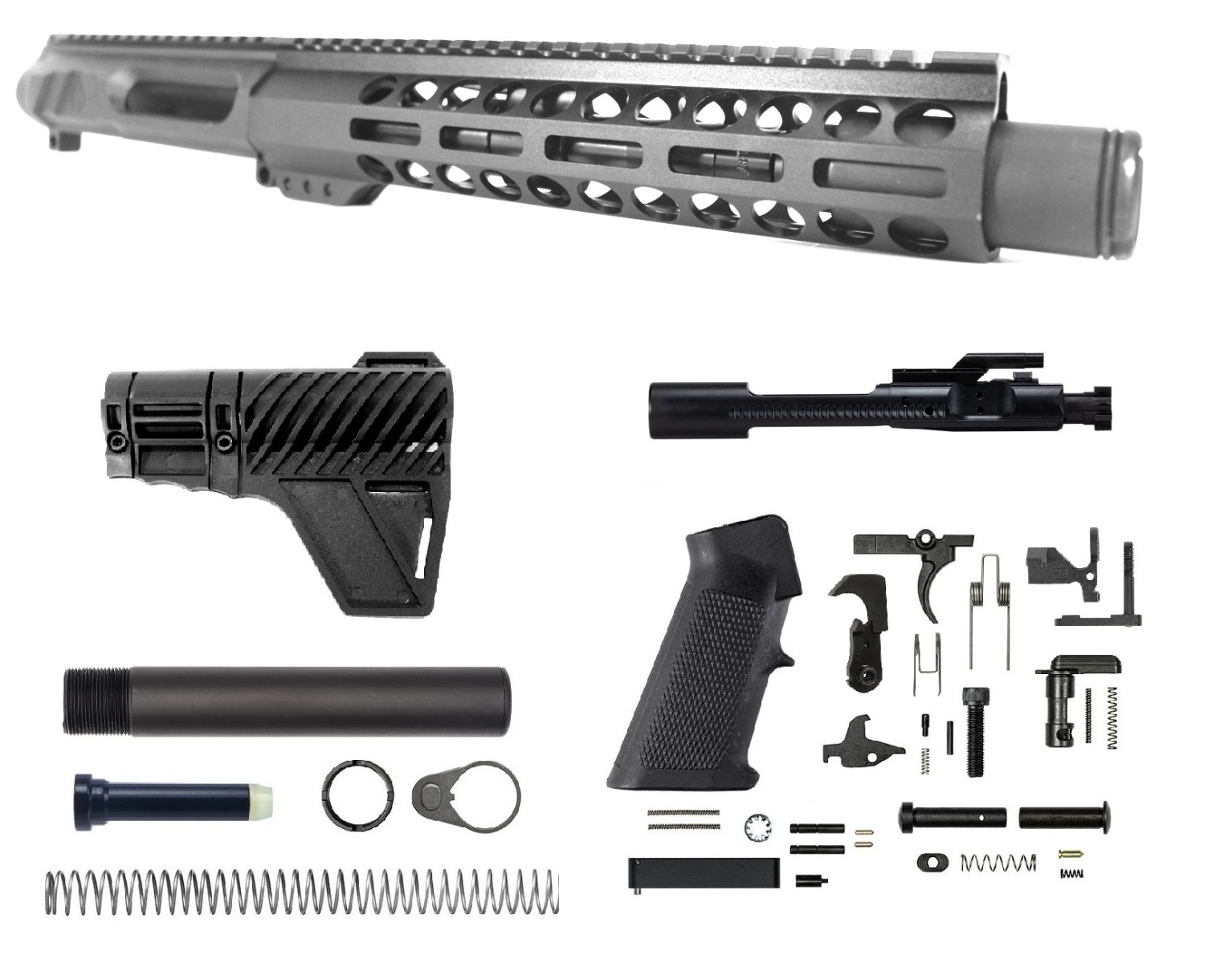 8.5 inch 300 Blackout AR-15 NR Side Charging Upper Kit | Pro2A Tactical