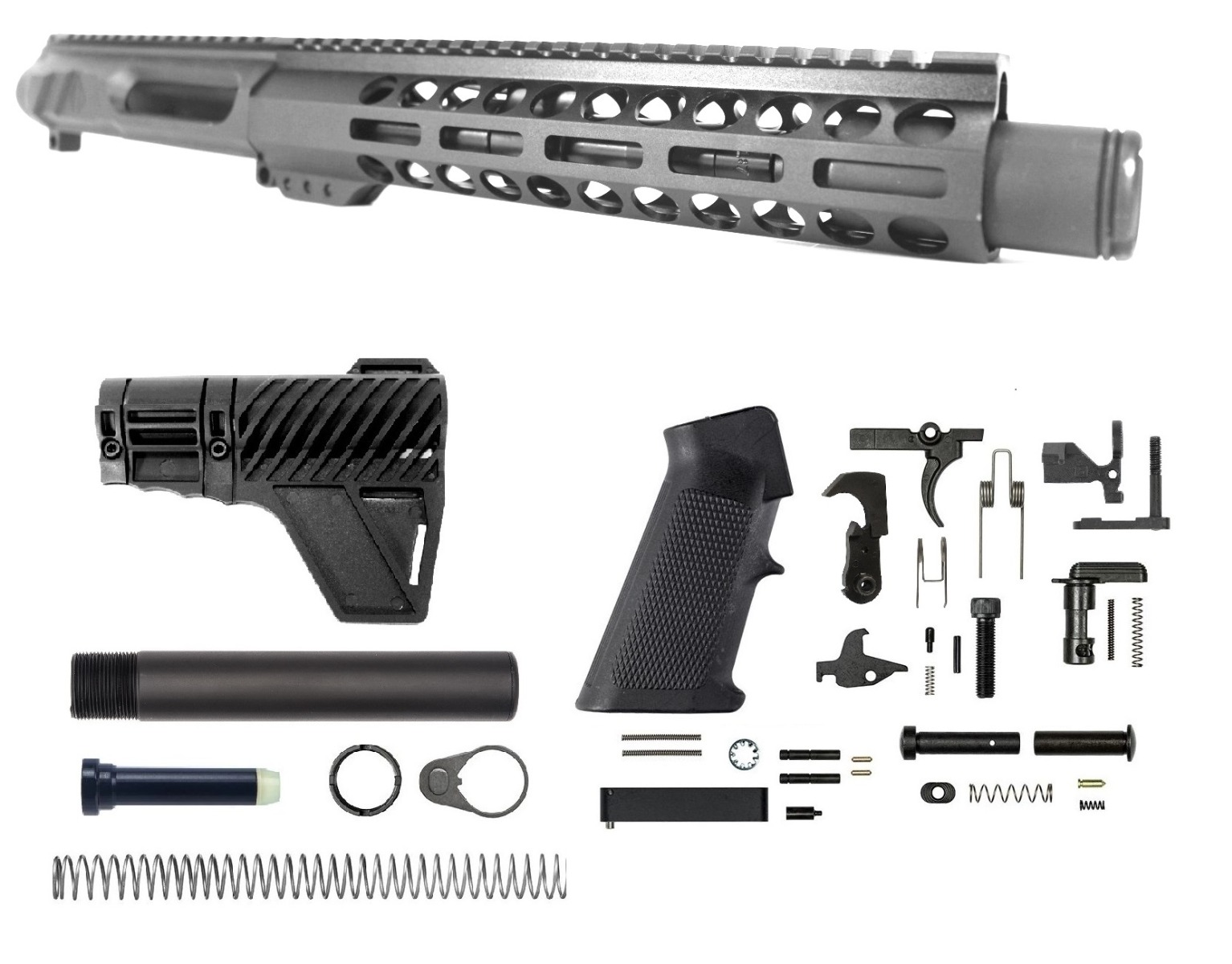 8.5 inch 9x39 Russian AR-15 NR Side Charging Upper Kit | Pro2A Tactical
