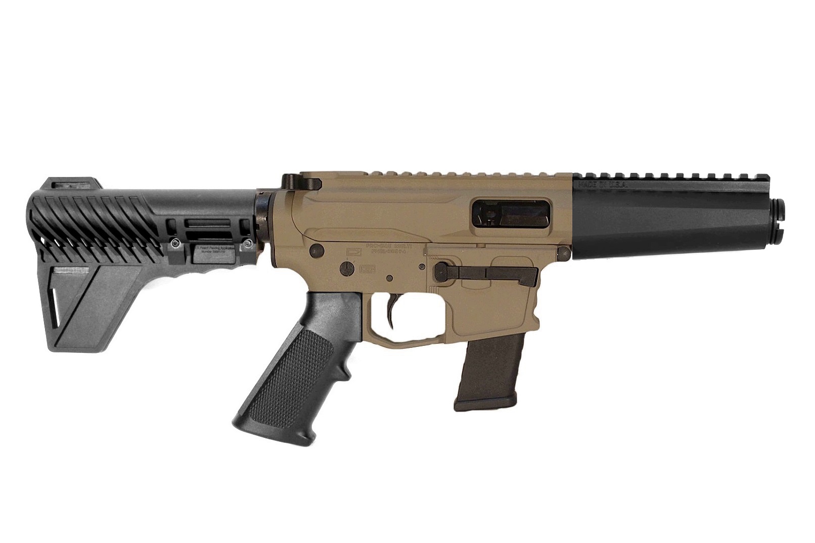 3 inch 45 ACP MP5 FDE/BLK AR Pistol 
