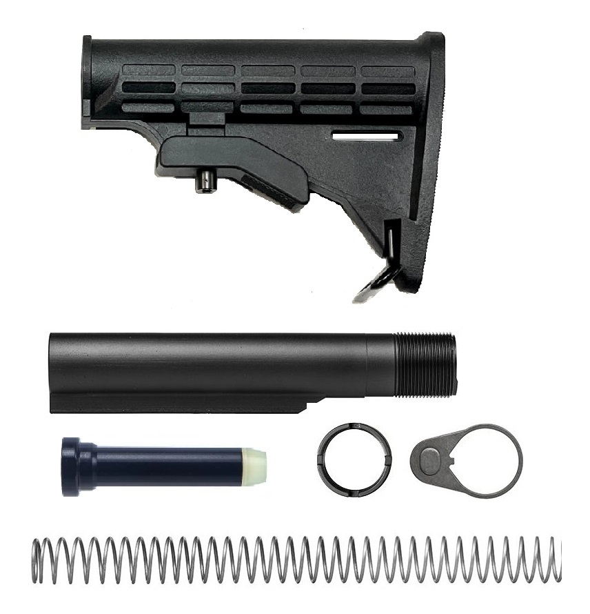 Milspec M4 Stock Black Kit