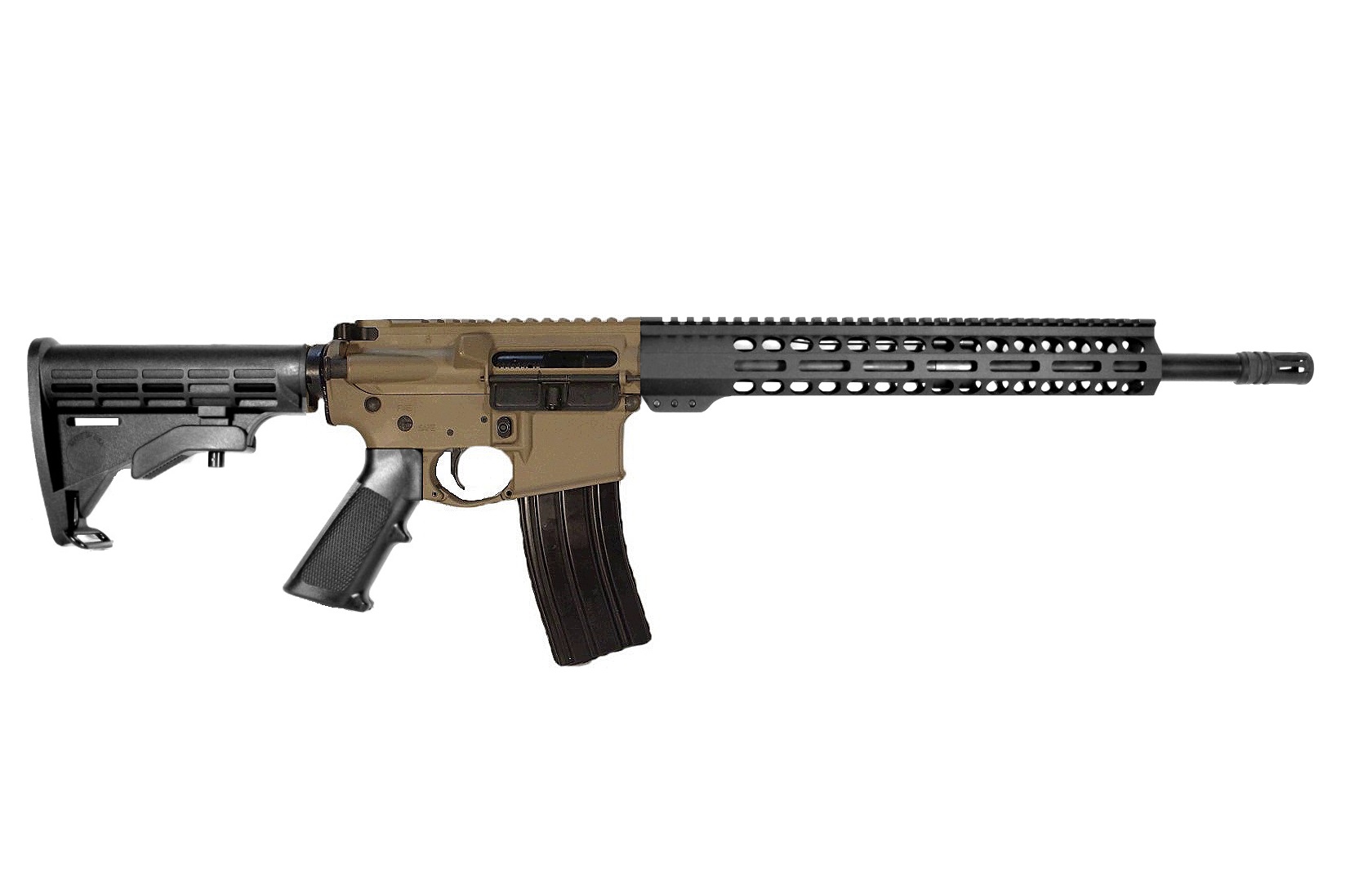 16 inch 50 Beowulf AR15 Rifle FDE/BLK Color 