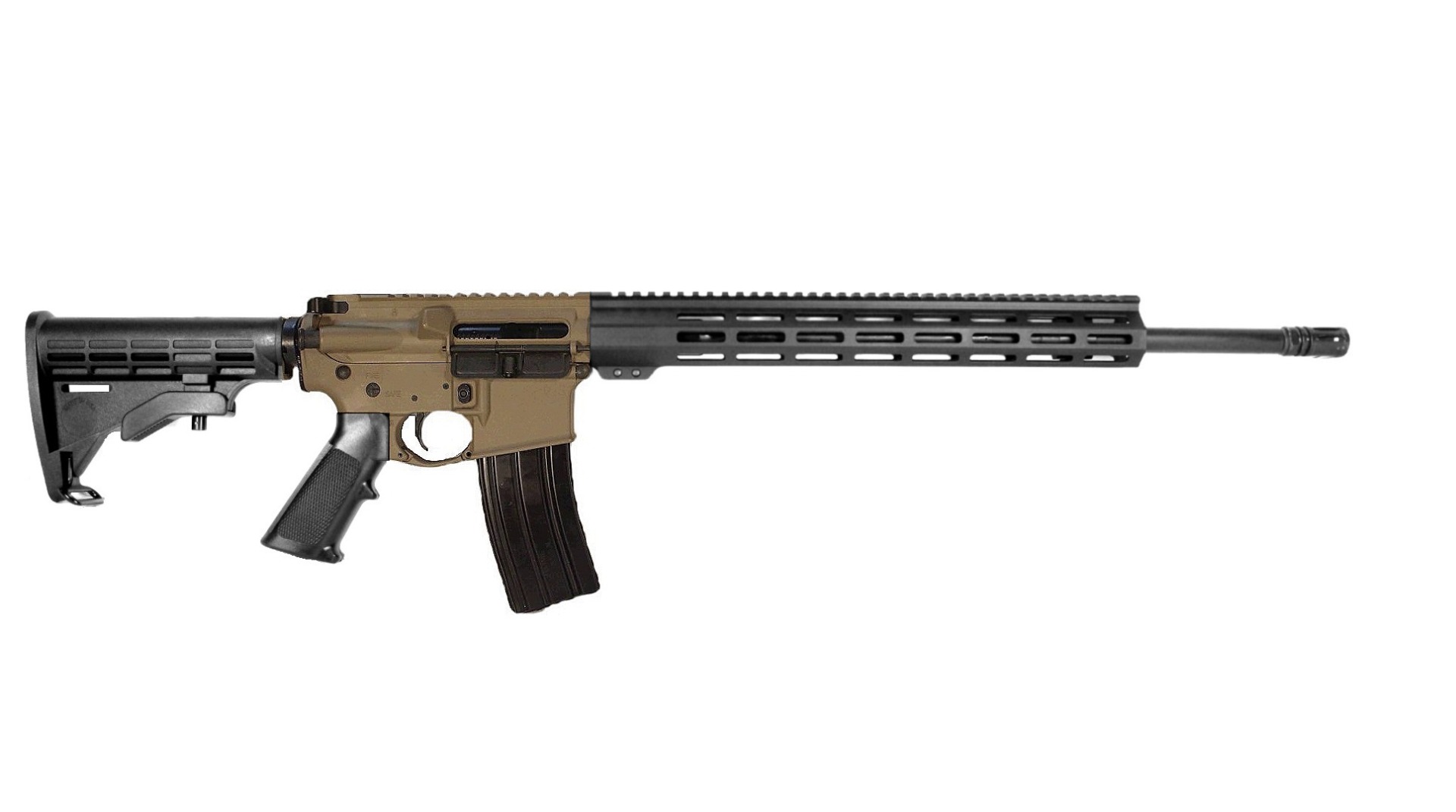 20 inch 350 Legend AR15 Rifle FDE/BLK 2 Color