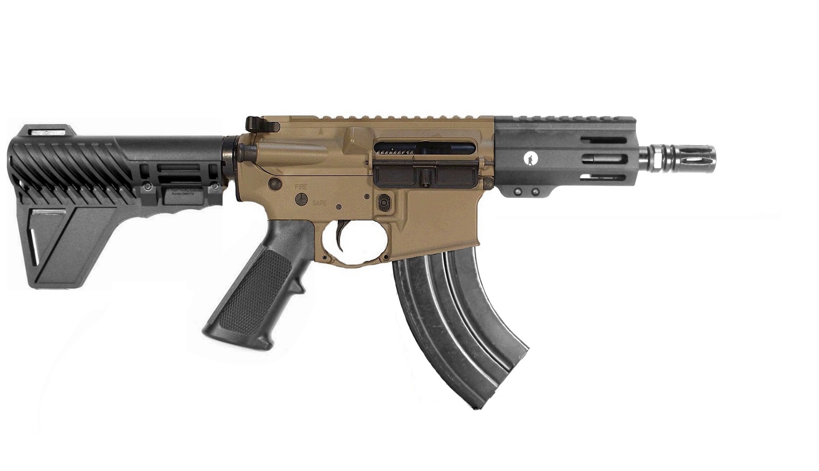5 inch 7.62x39 M-LOK Pistol | Suppressor Ready | USA MADE