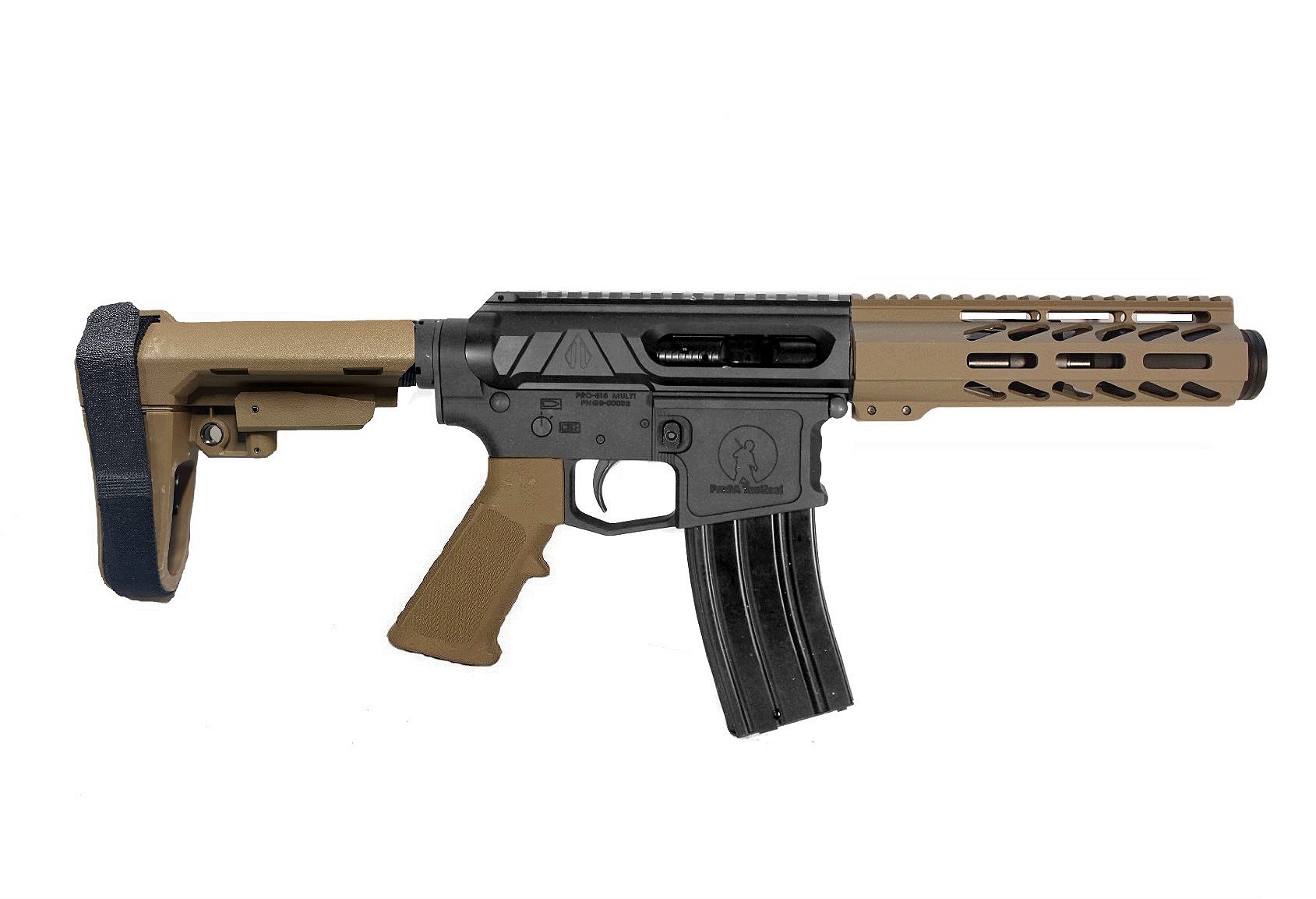 5 inch 5.56 NATO Valiant Pistol BLK/FDE