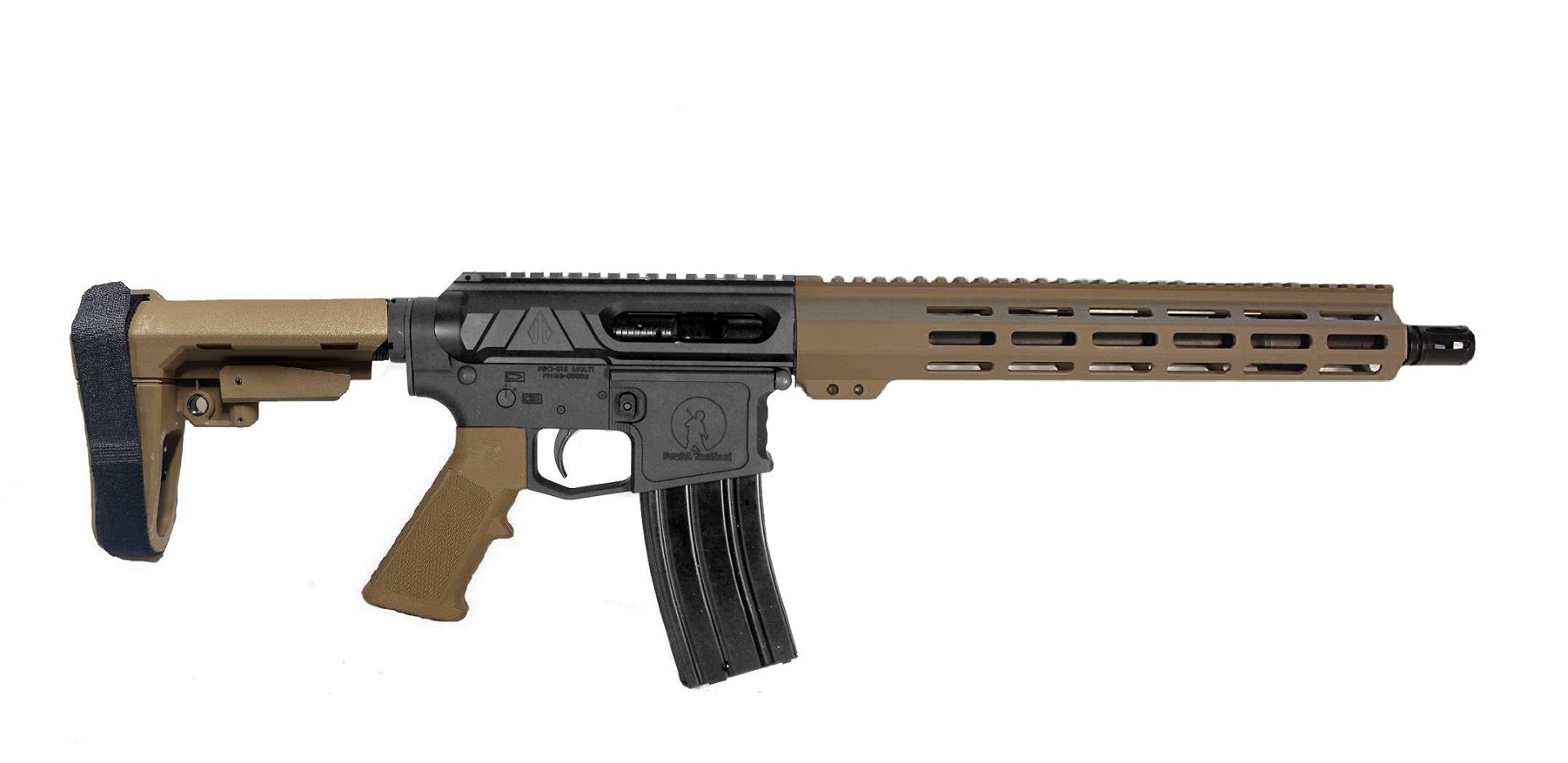 12.5 inch 5.56 NATO Mid Length Valiant Pistol 