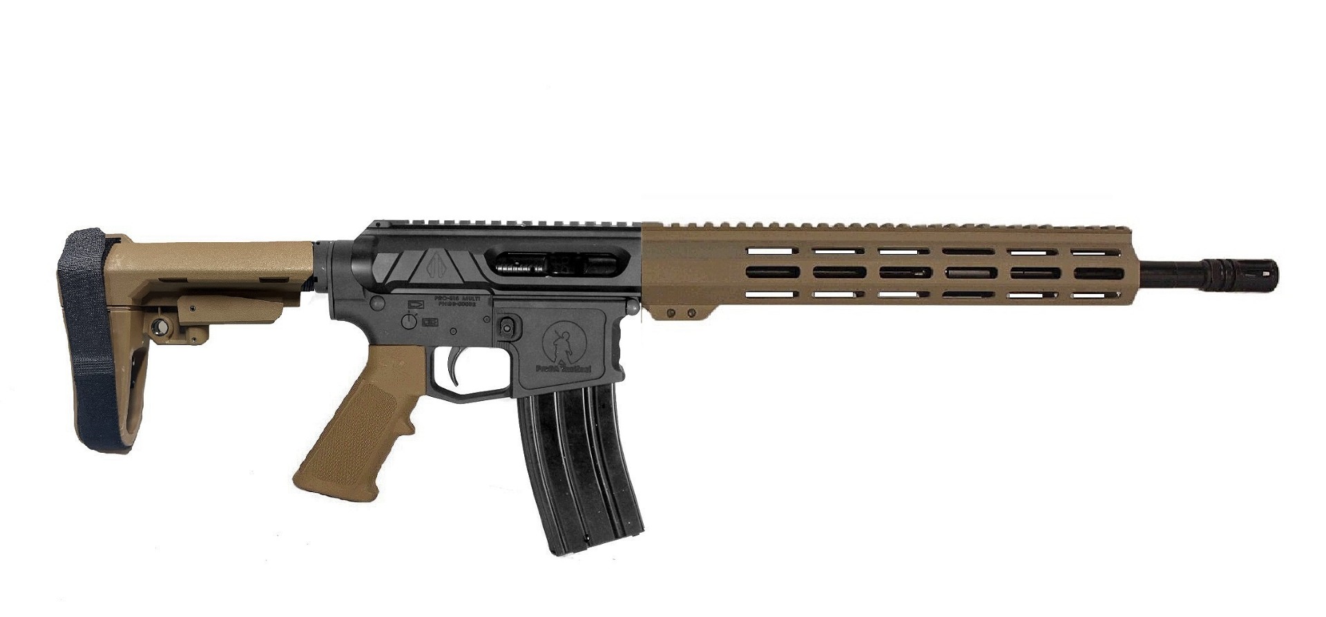 14.5" 5.56 NATO Valiant AR Pistol BLK/FDE