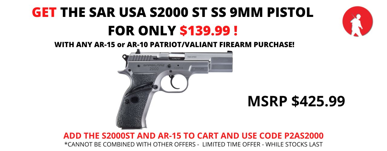 SAR S2000ST FOR $139.99