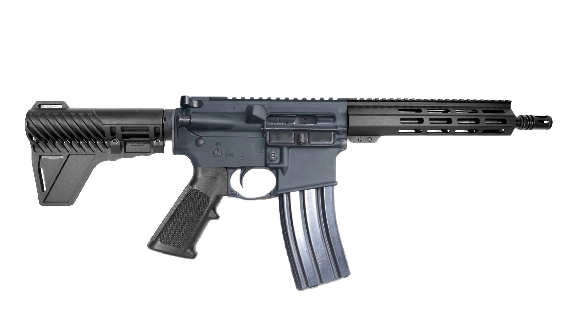 10.5 inch AR-15 5.56 NATO Pistol 2 Tone FDE/BLK