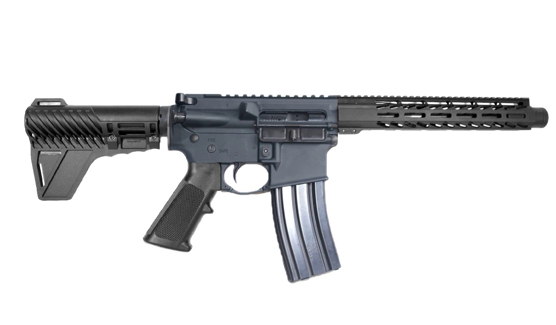 10.5 inch 458 Socom AR-15 Pistol | Stealth Gray & BLK 