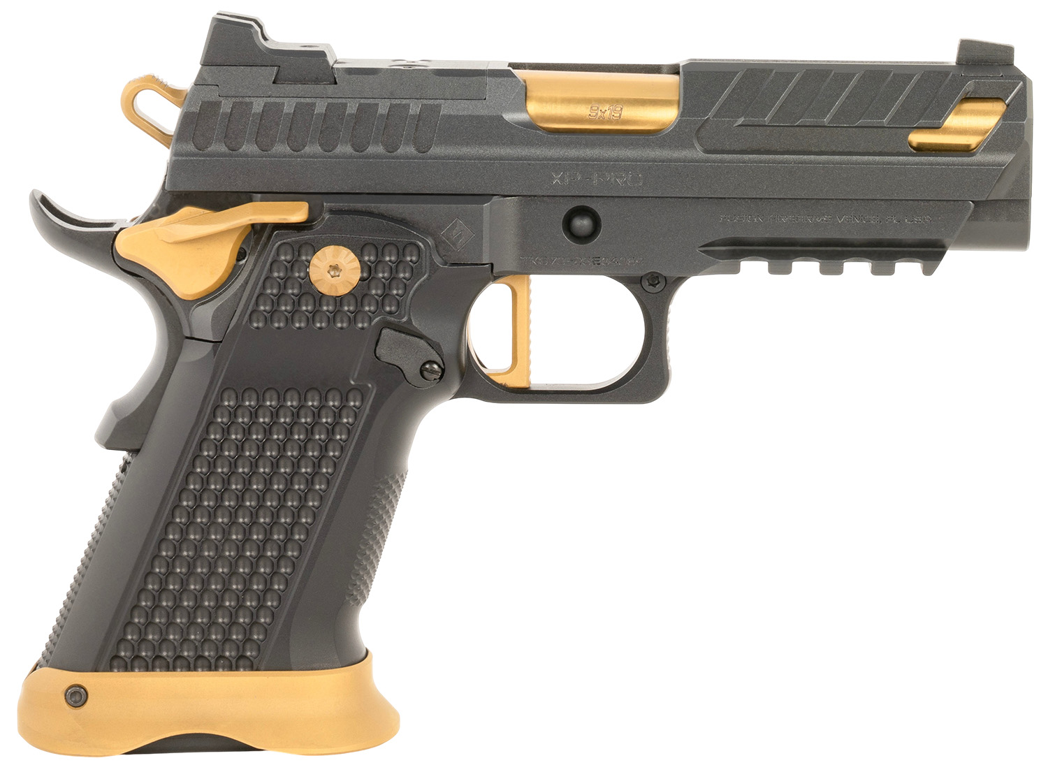 FUSION XP-9-BLK-G       XP PRO 9MM 17R     BLK/GLD