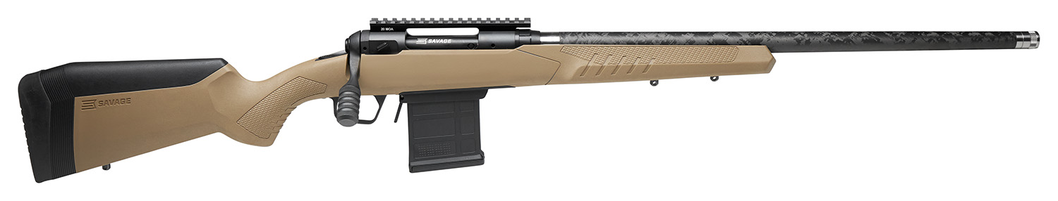 SAVAGE ARMS 57943 110 CARBON TACT FDE  24 6.5PRC