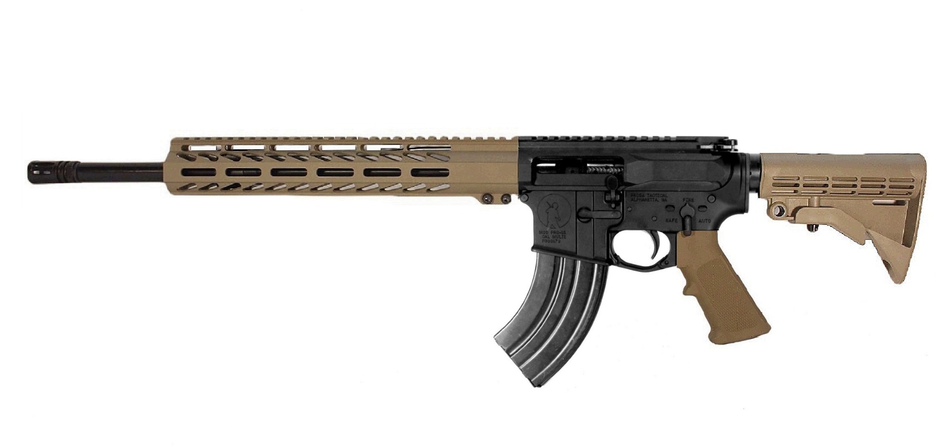16 inch LEFT HAND 7.62x39 AR15 Rifle