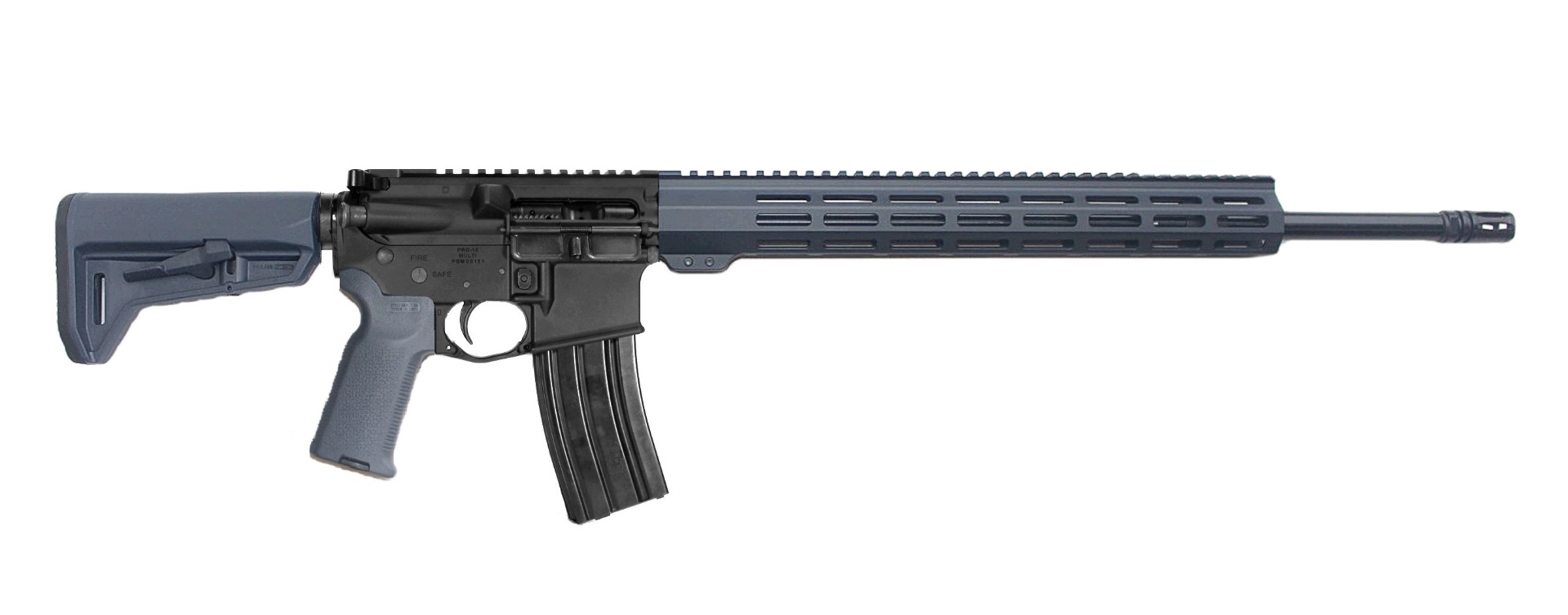 P2A PATRIOT 20" 6.8 SPC II 1/11 Rifle Length Melonite M-LOK Rifle - BLK/GRAY