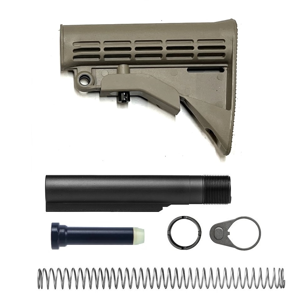 Milspec M4 Stock Kit - FDE COLOR