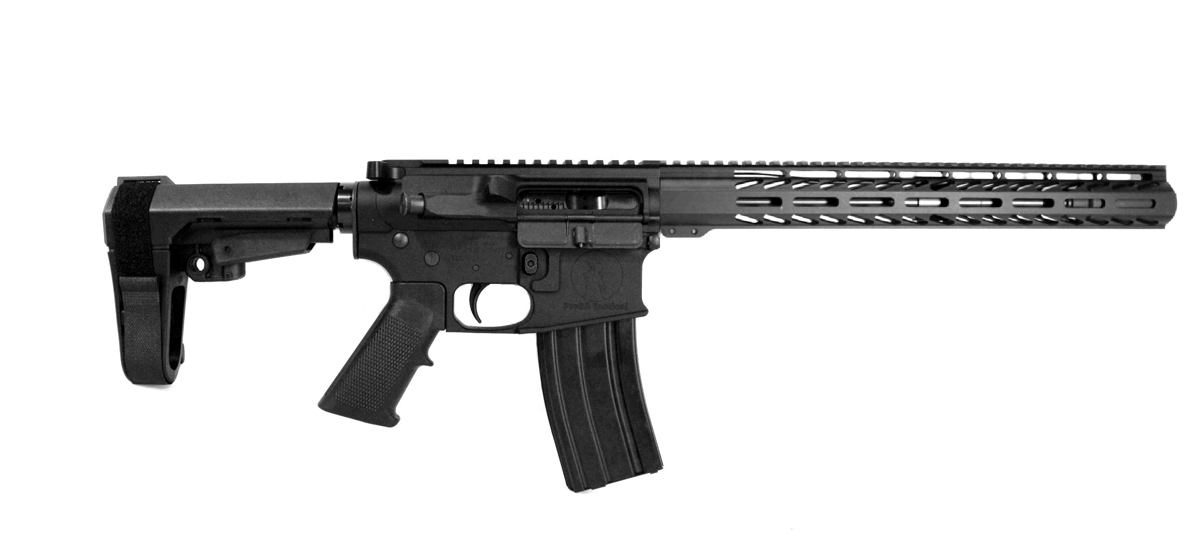 P2A HERO 12.5" 6.8 SPC II 1/10 Carbine Length Melonite M-LOK Pistol with Flash Can