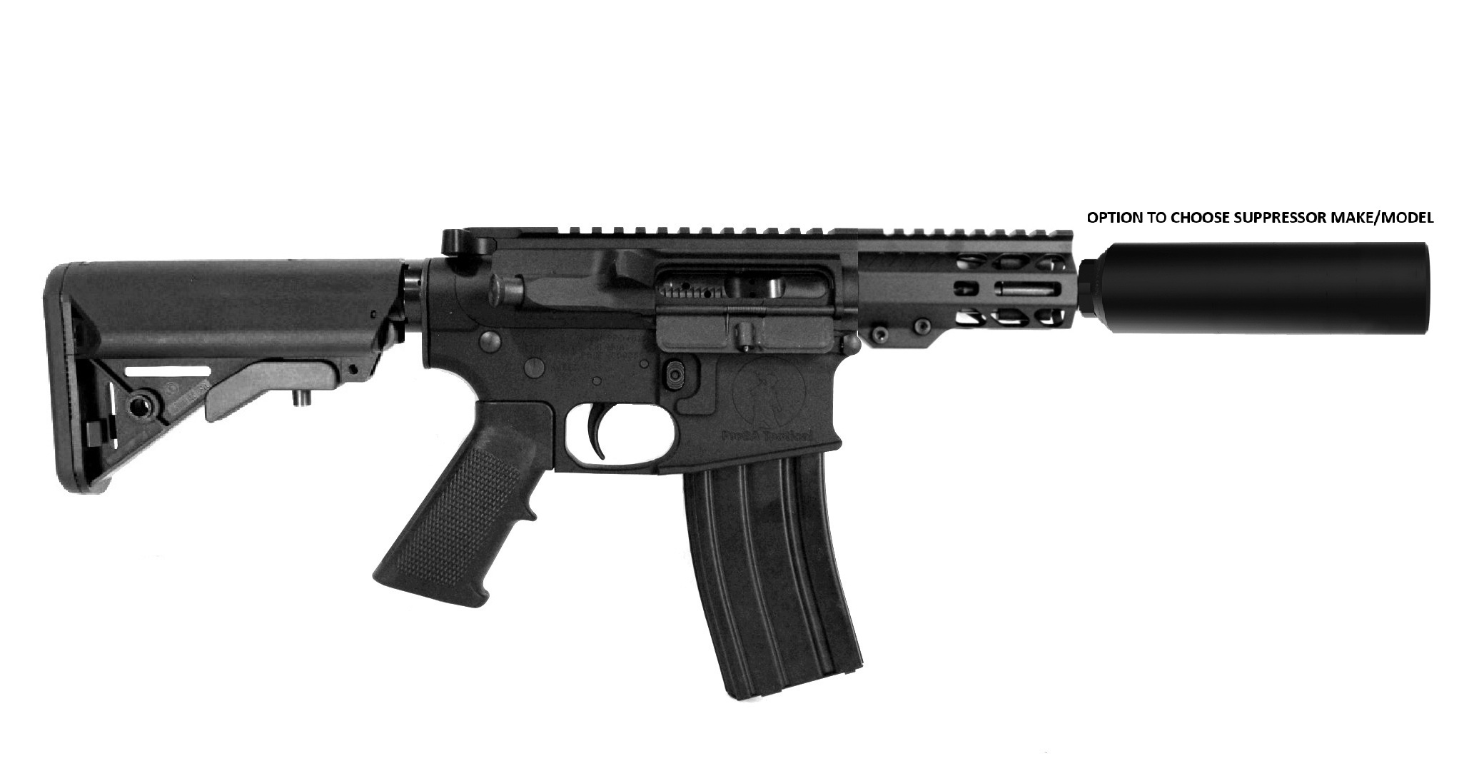 P2A HERO 5" 5.56 NATO SBR + BYO Suppressor Package