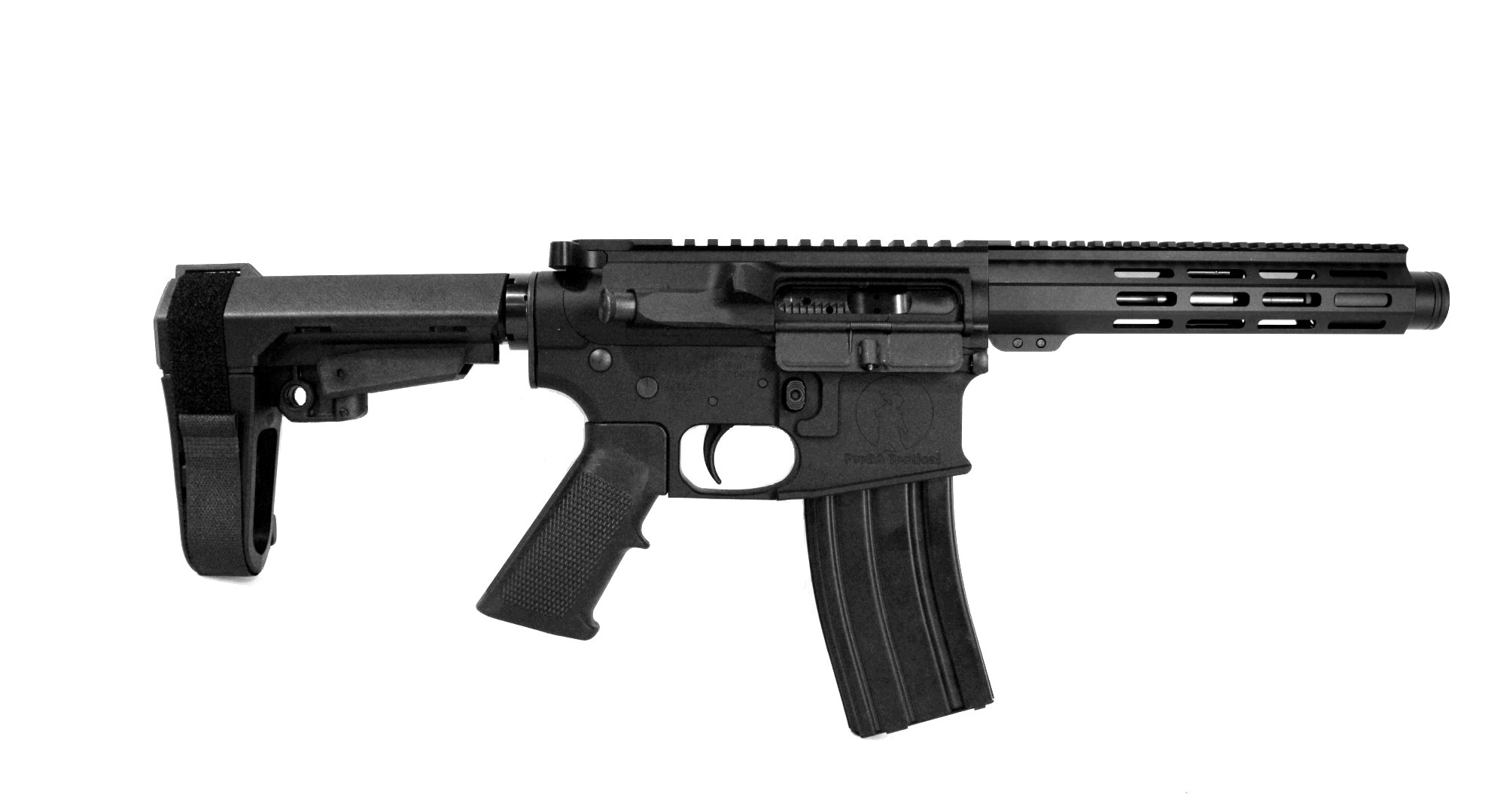 P2A HERO 7.5" 338 ARC 1/5 Pistol Length Melonite M-LOK Pistol with Flash Can
