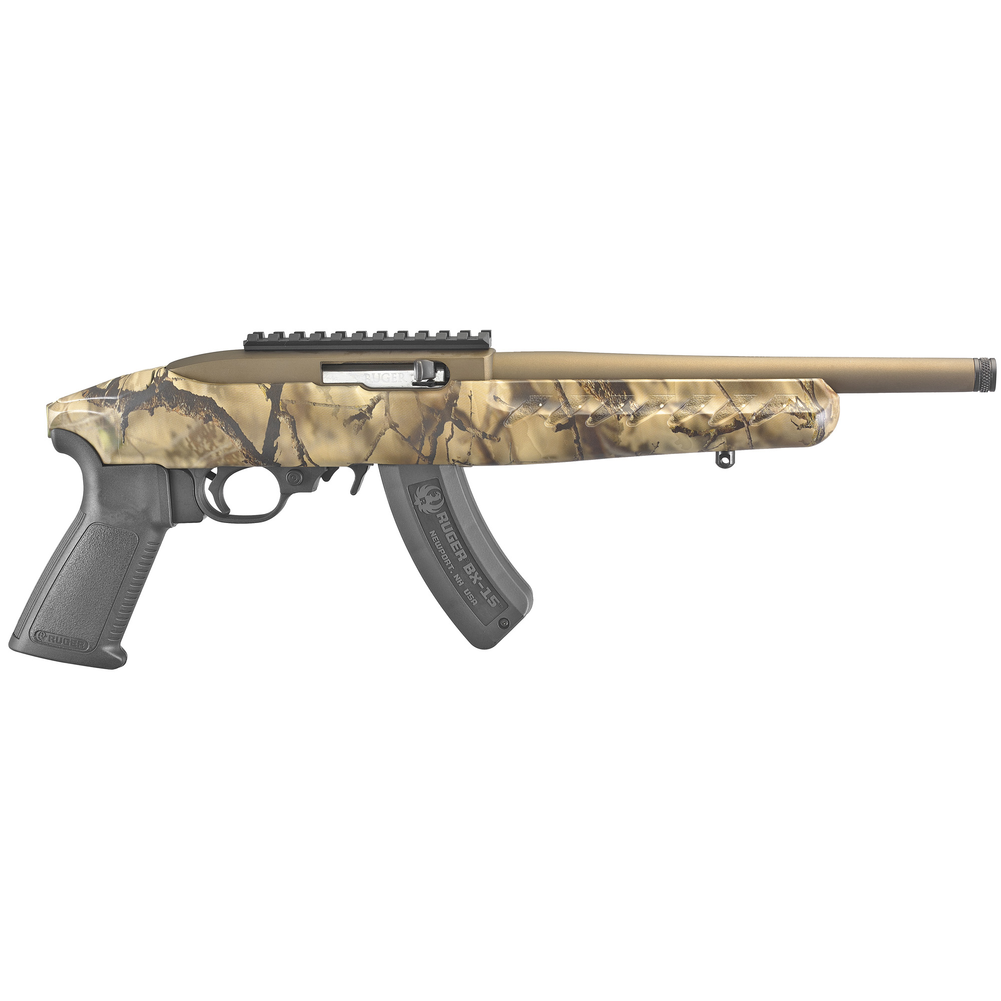 RUGER 22 CHARGER 22LR 10 GWCAMO 15R