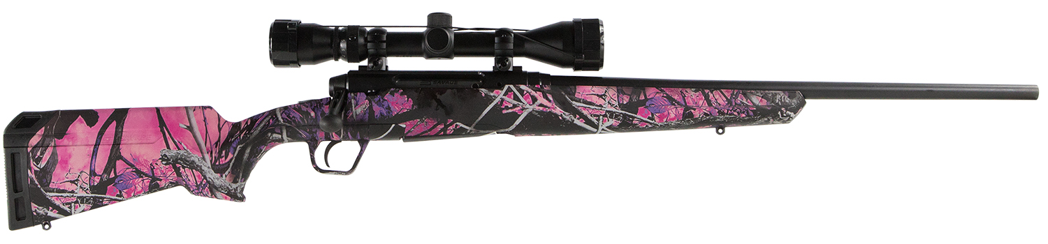 SAVAGE ARMS 57272 AXIS XP COMPACT MGIRL 243 WIN     WEAVER