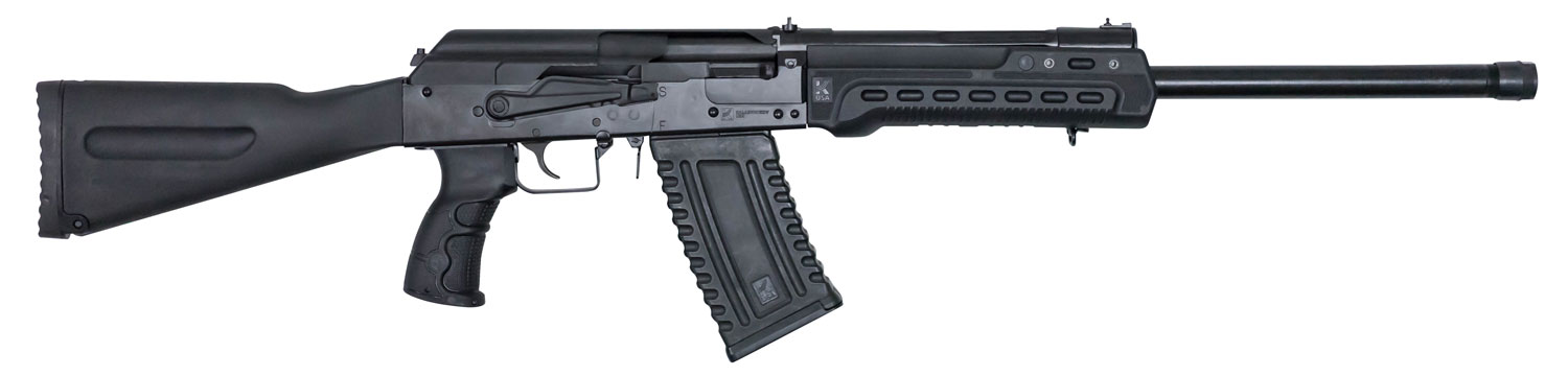 Kalashnikov USA KS-12         12GA  18 FIXED STK   5R     BLK