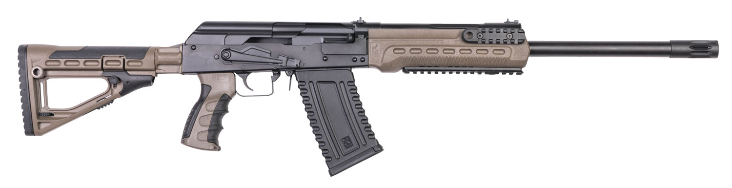 Kalashnikov USA KS-12T-FDE    12GA  18 COLLP STK   10R    FDE