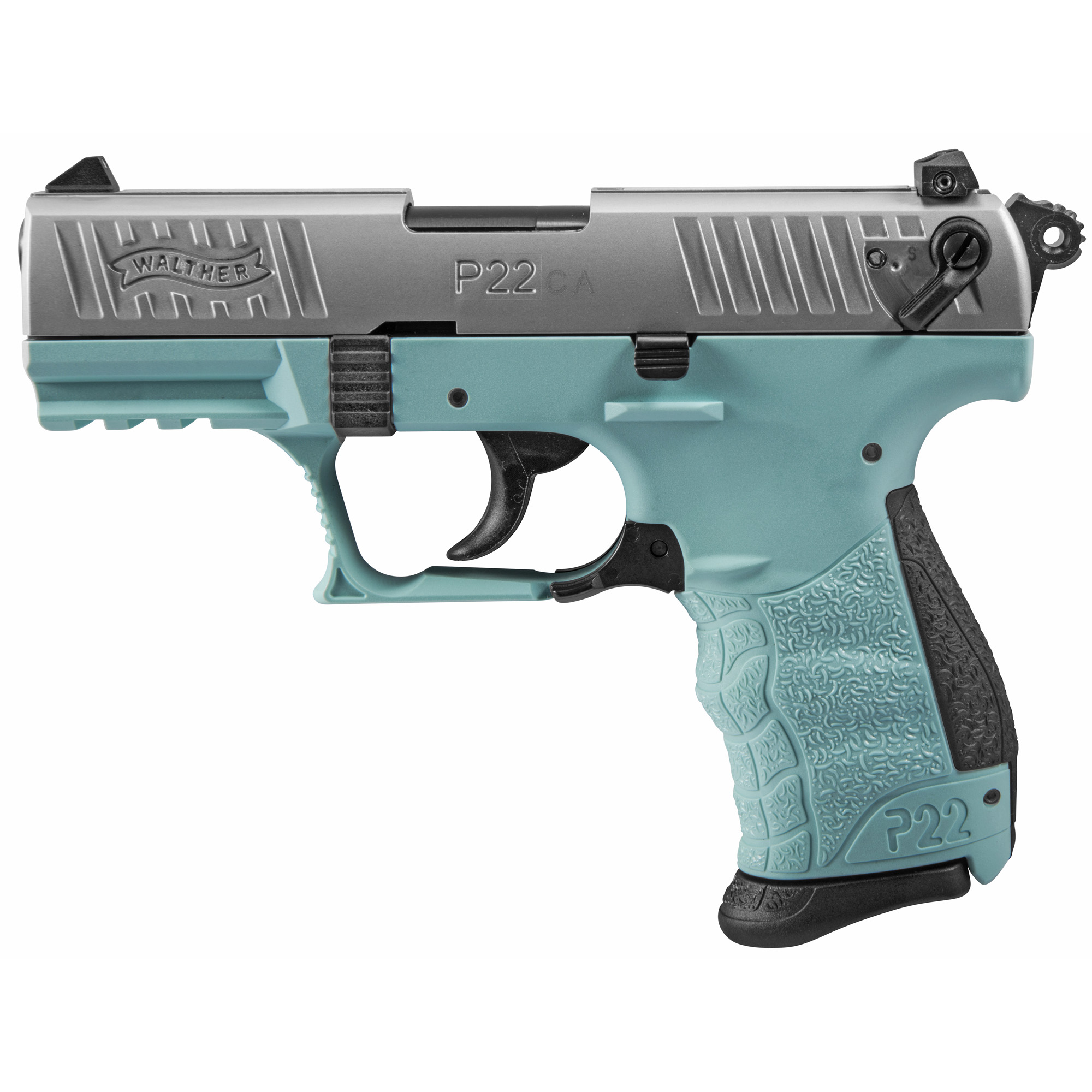 WALTHER P22 22LR 3.4 10RD ANGEL BLUE CA
