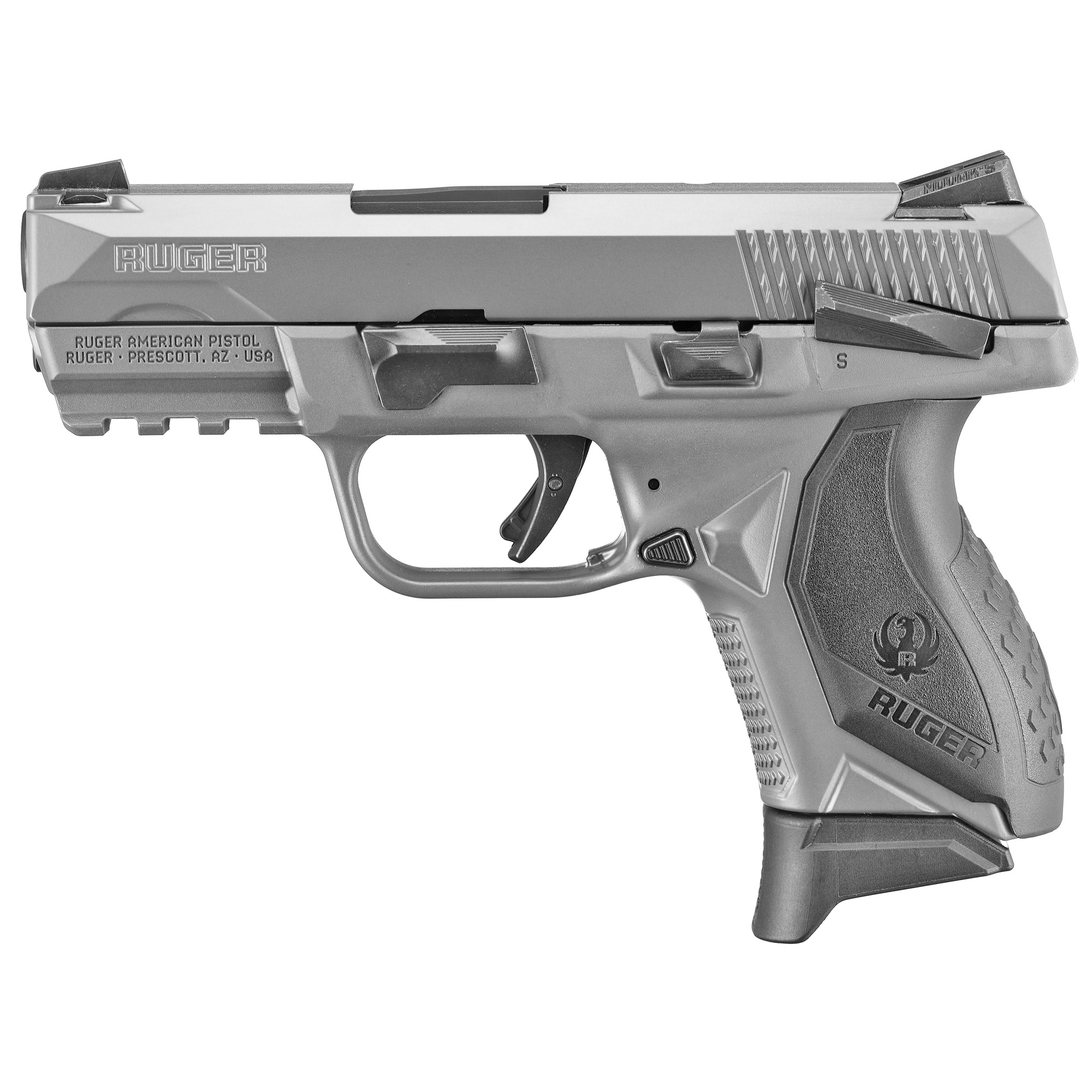RUGER AMERICAN 9MM 3.55 17RD GRY
