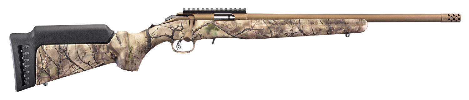 RUGER 8372  AMER-RF   22LR 18IN TB GOWILDCAMO  10R