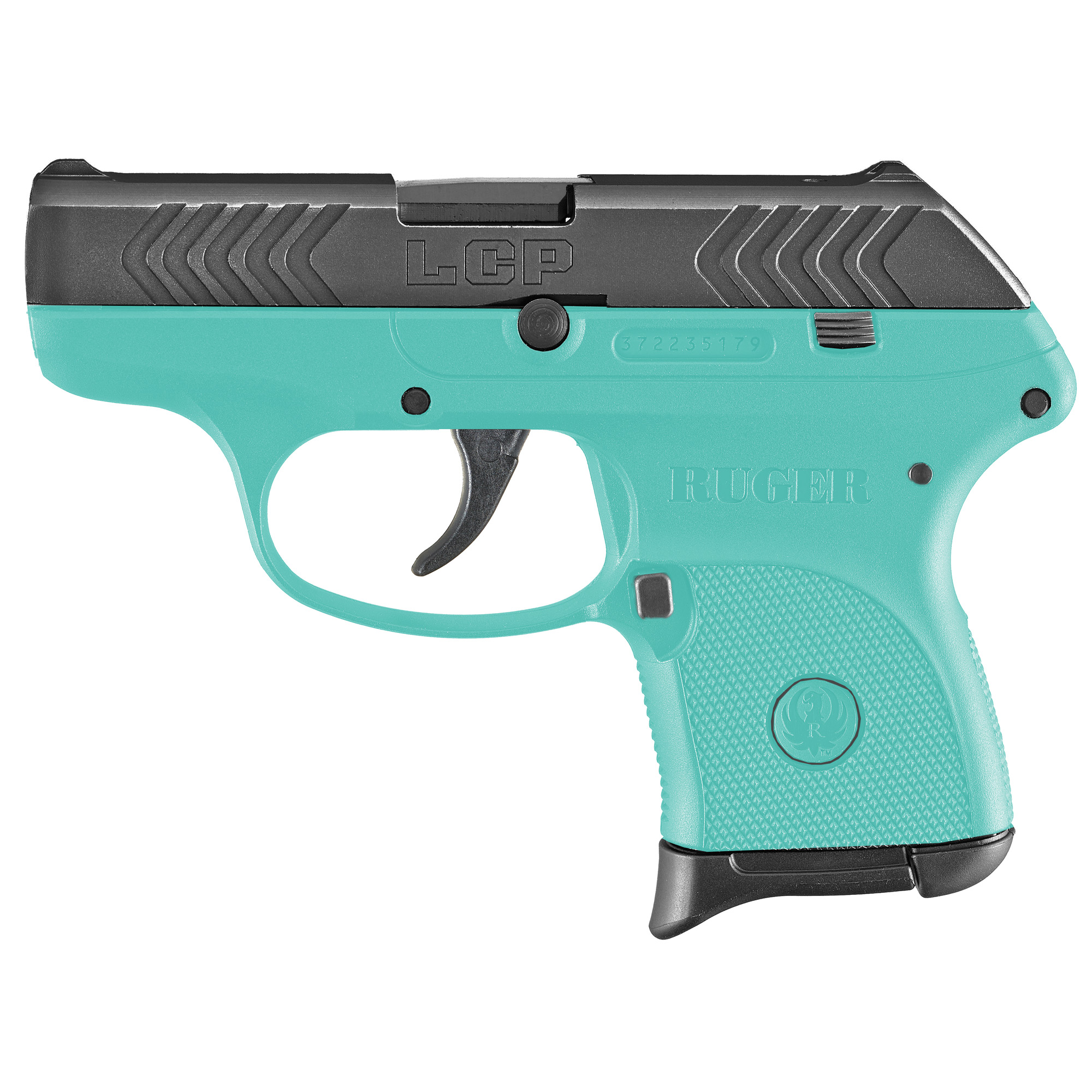 RUGER LCP 380ACP 2.75 TURQ/BLK 6RD