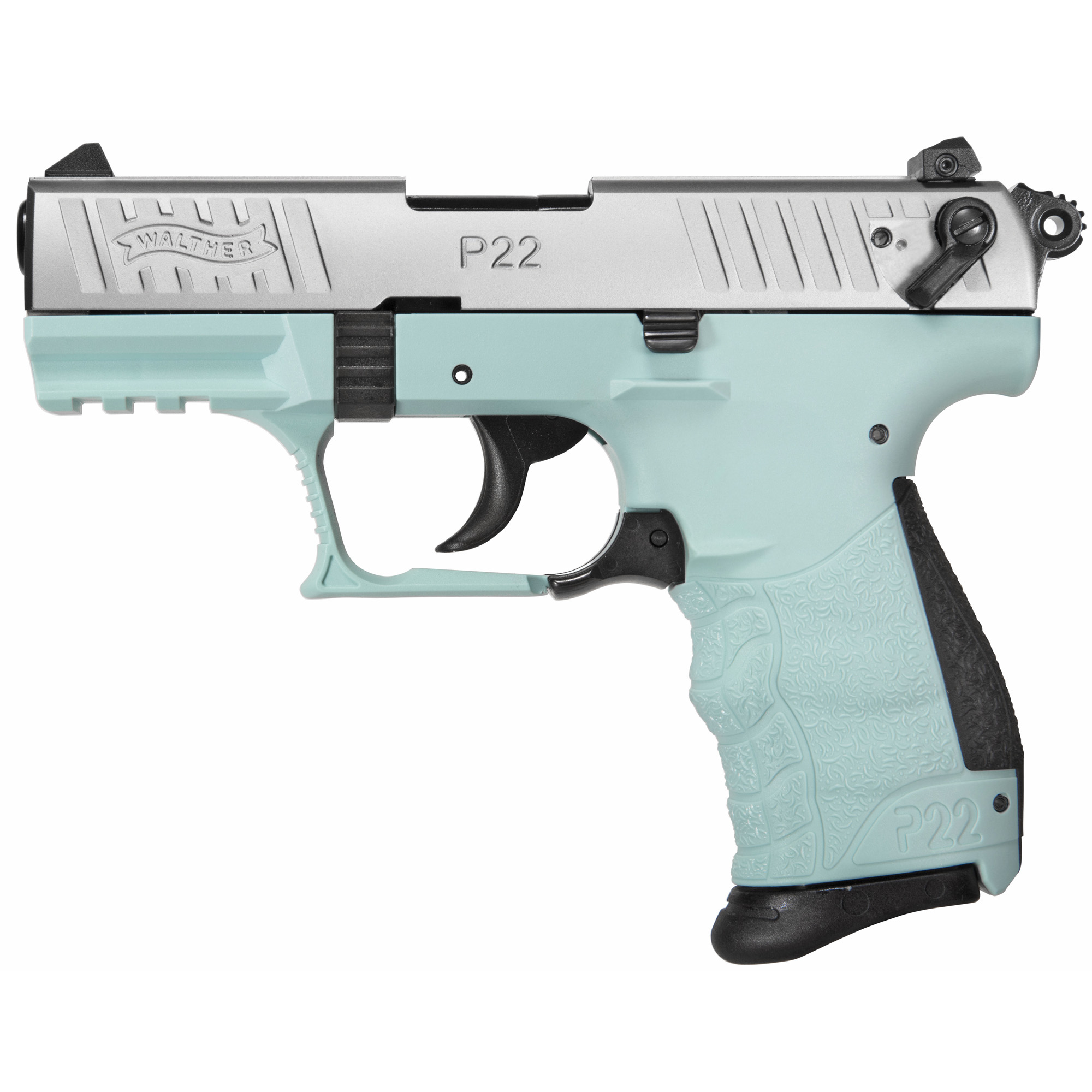 WALTHER P22Q 22LR 3.42 10RD ANGEL BLUE