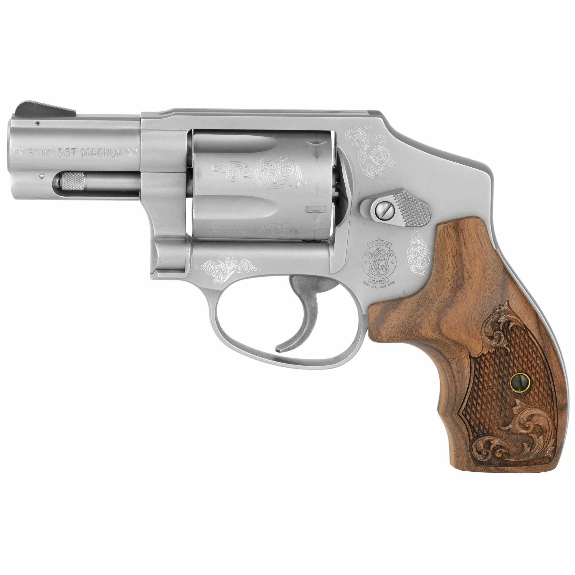 S&W 640 2 1/8 357MAG STS ENGRVD 5RD