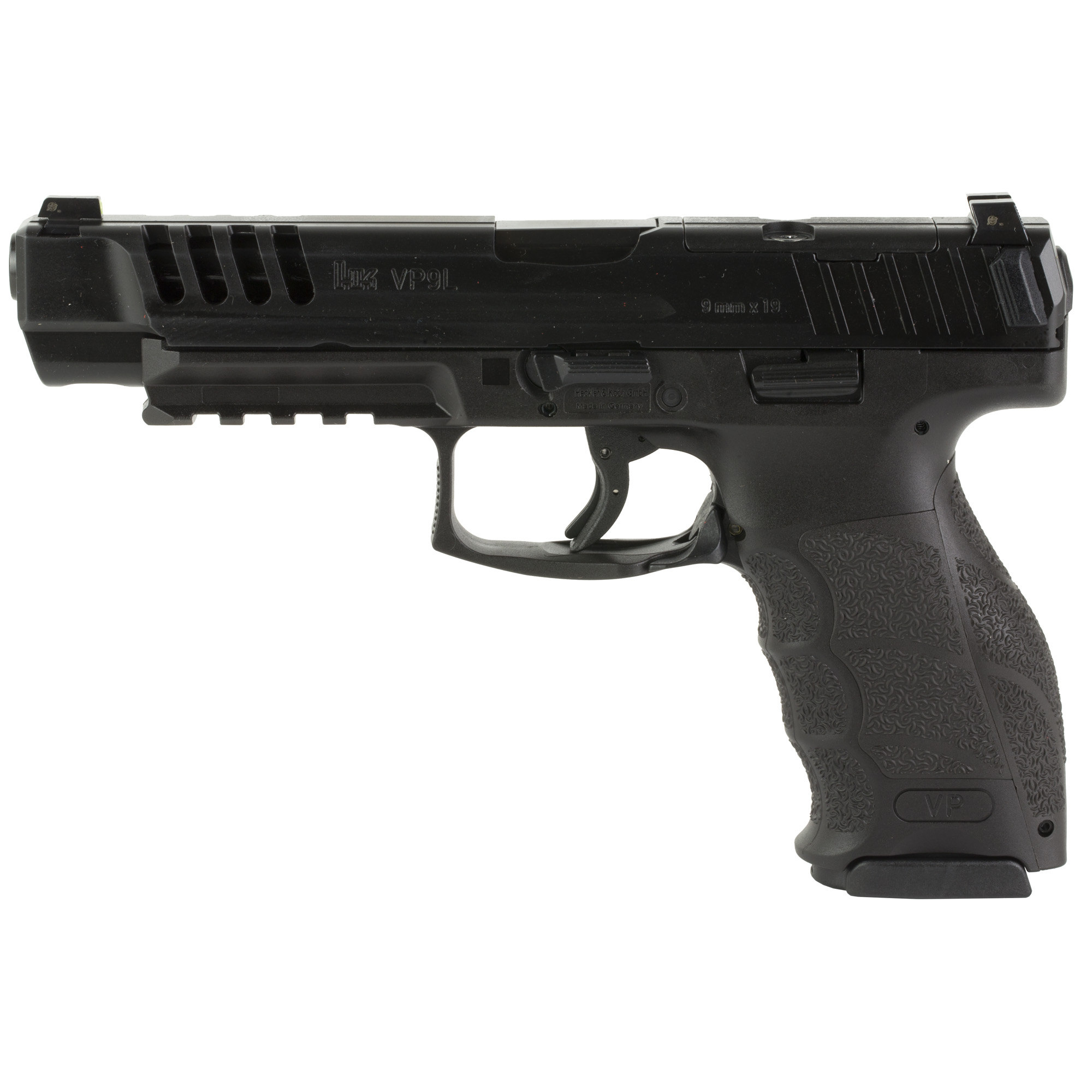 HK VP9L OR 9MM 5 3-10RD BLK NS
