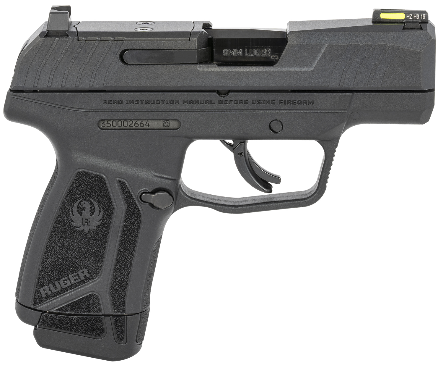 RUGER 3500  MAX-9     9MM  3.2 OPTRDY   12R  BLK