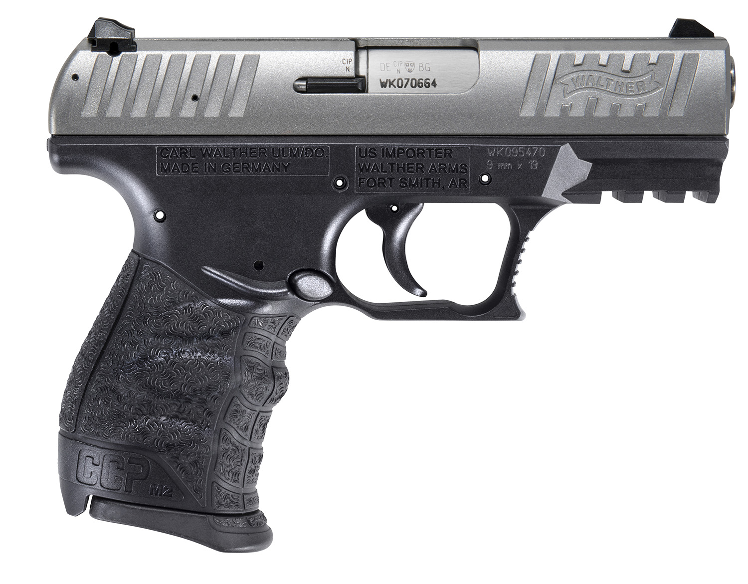 WALTHER 5083501 CCP/M2 9MM  3.54             SS    8RD