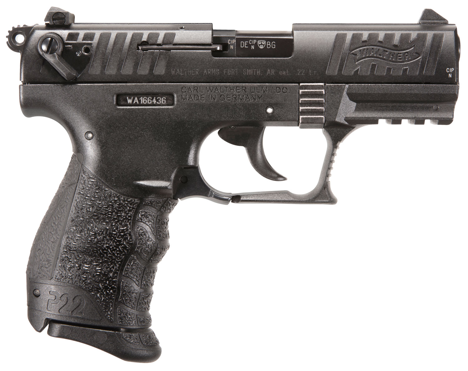 WALTHER 5120700 P22Q   22LR        TB        BLK  10RD