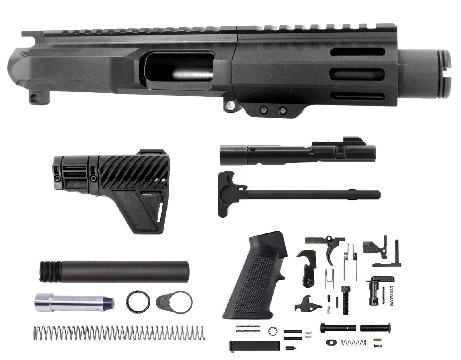 3 inch AR-15 / AR-45 45 ACP Pistol Caliber Melonite Upper w/CAN Complete Kit | Pro2A Tactical
