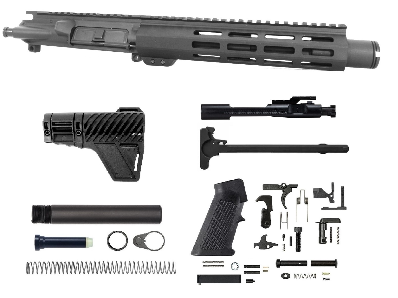 8.5 inch 300 BLACKOUT AR-15 Upper Kit w/Can | Pro2A Tactical