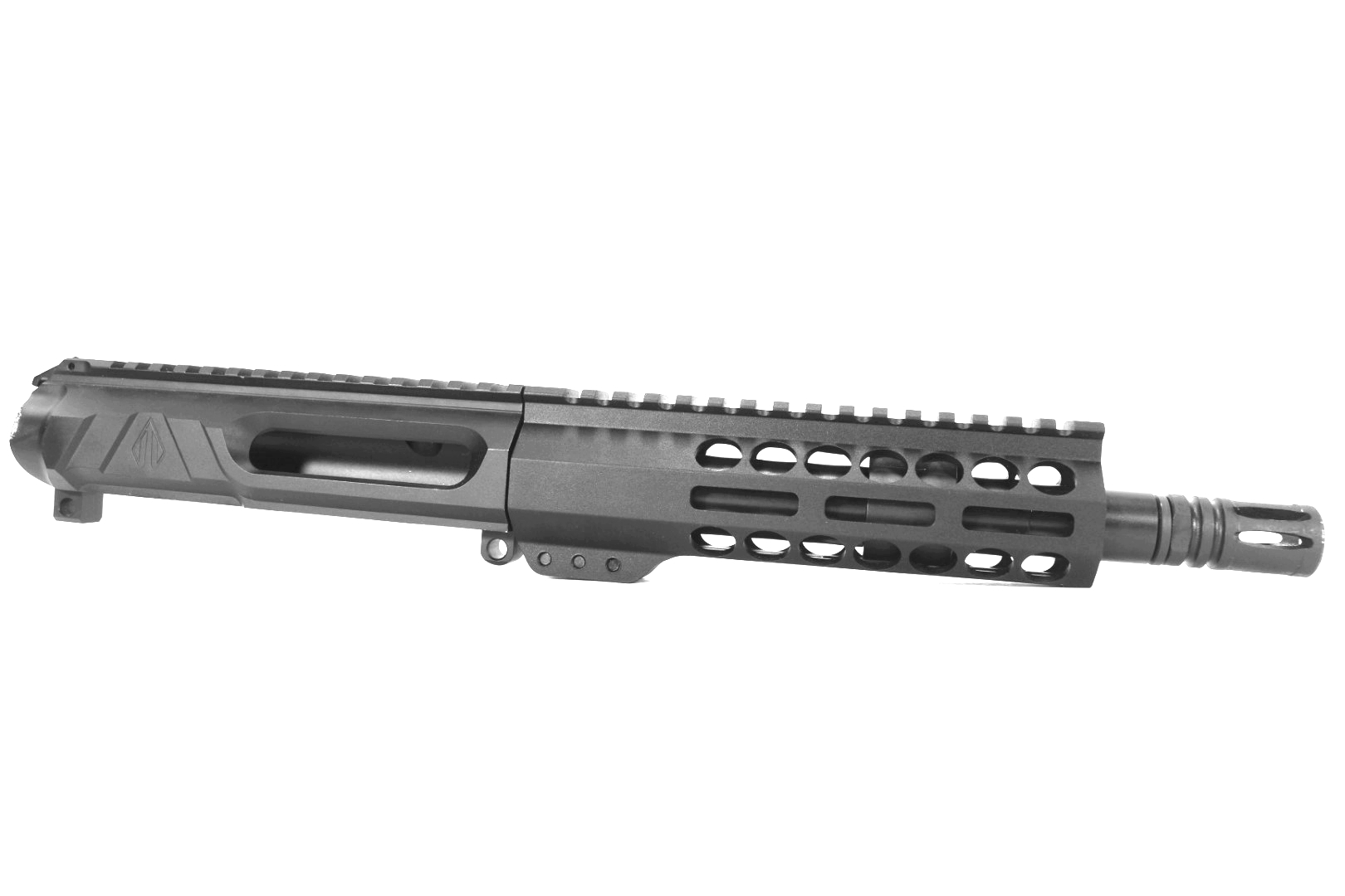 8.5 inch AR-15 Non Reciprocating Side Charging 458 Socom Pistol Length Keymod M-LOK Melonite Upper