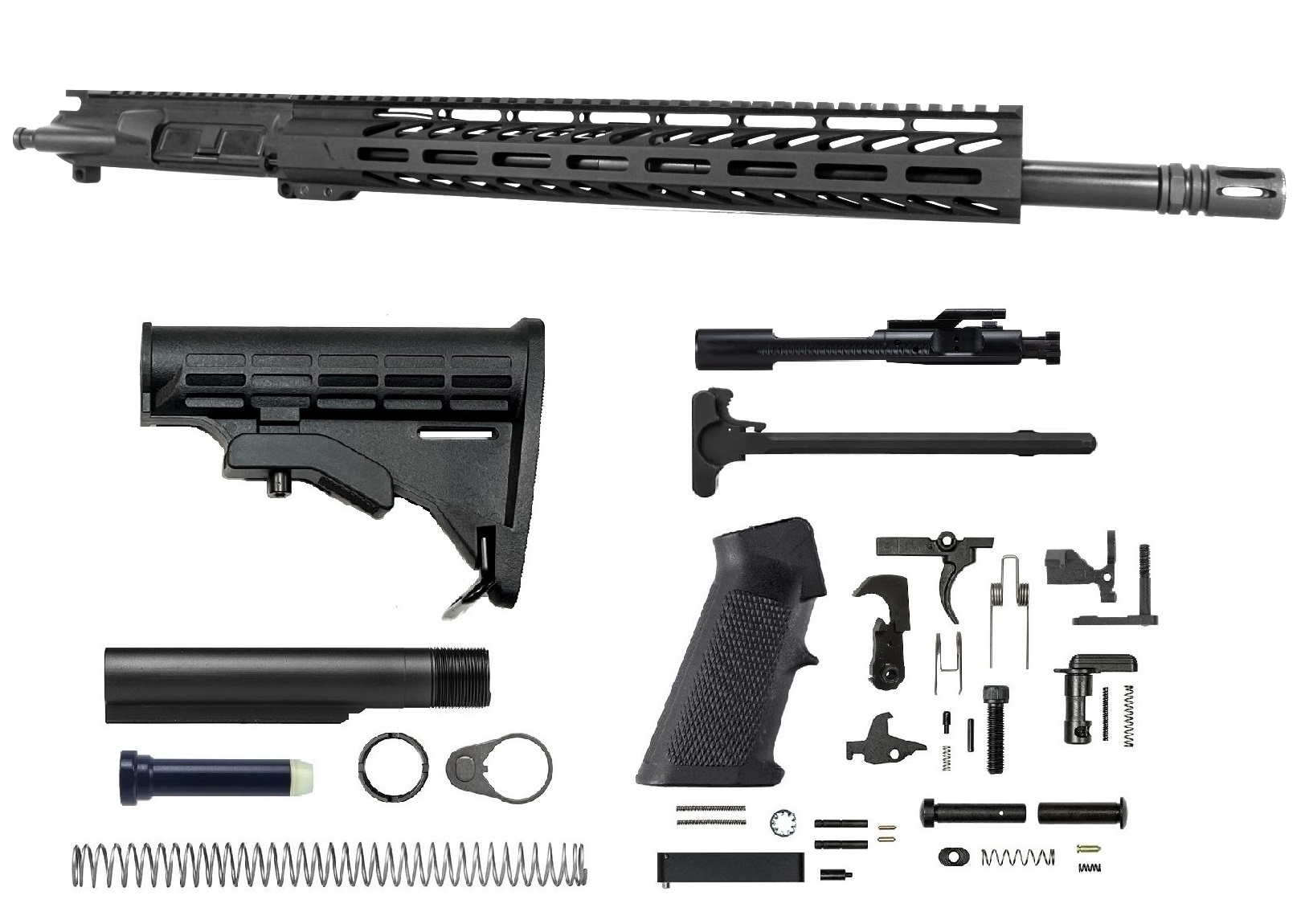 18 inch 7.62x39 AR Upper Kit | Top Quality