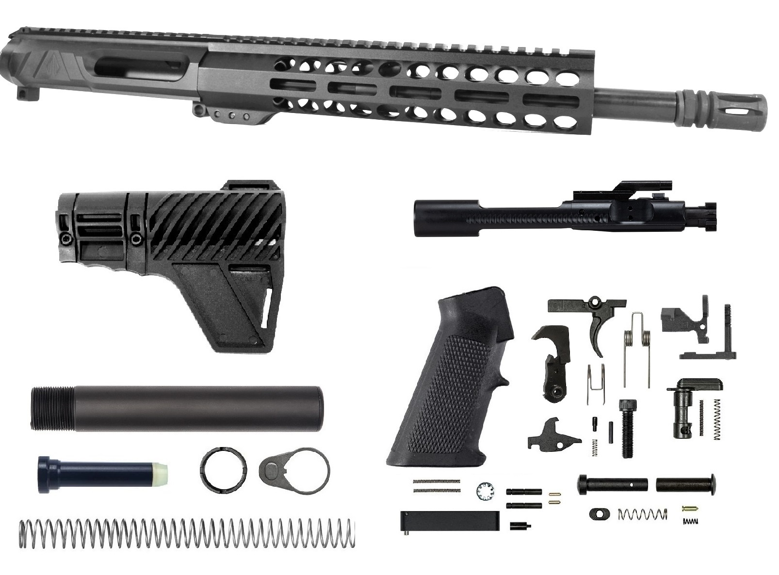 12.5 inch 300 Blackout AR-15 Side Charging Upper Kit | Pro2A Tactical